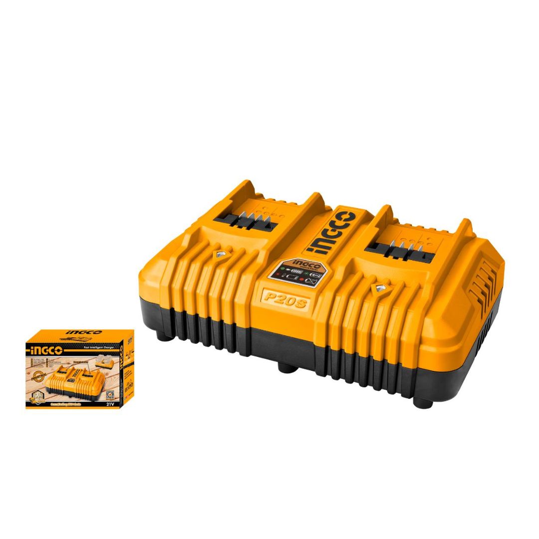 P20S 2-Port Lithium-Ion Battery Charger (20V)
