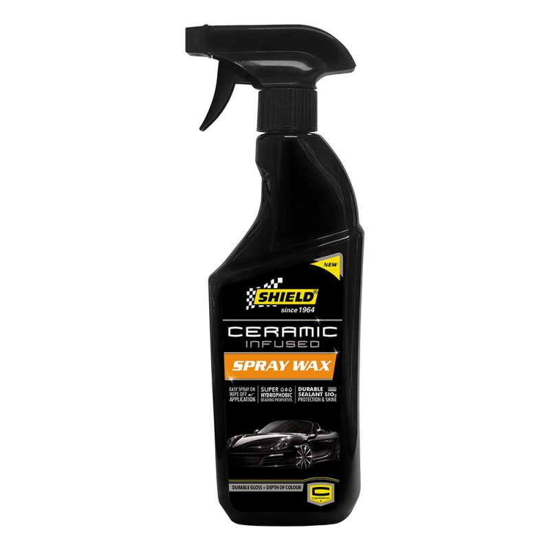 Ceramic spray wax